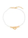 Missoma Harris Reed In Good Hands Bracelet In White
