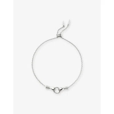 Missoma Harris Reed X  In Good Hands Silver-plated, Cubic Zirconia And Black Onyx Bracelet