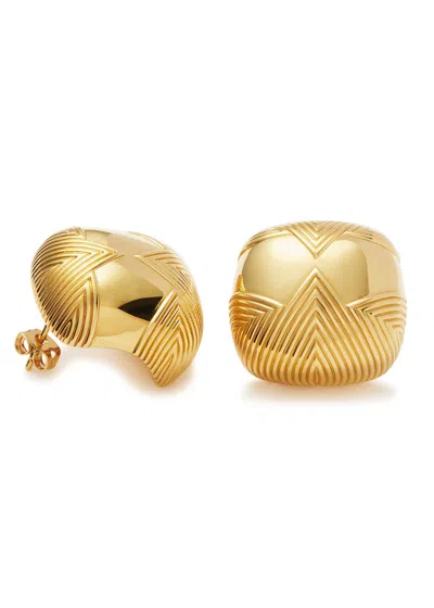 Missoma Hera Dome 18kt Gold-plated Stud Earrings