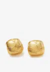 Missoma Hera Dome 18kt Gold-plated Stud Earrings In Gold