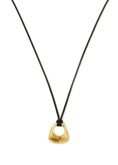 Missoma Hera Ridge Cord Necklace In Gold