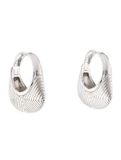 Pre-owned Missoma Hera Ridge Hoop Earrings In Multi
