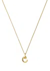 Missoma Initial C Mini 18kt Gold Vermeil Necklace In Gold