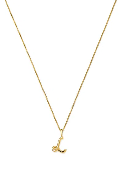 Missoma Initial L Mini 18kt Gold Vermeil Necklace