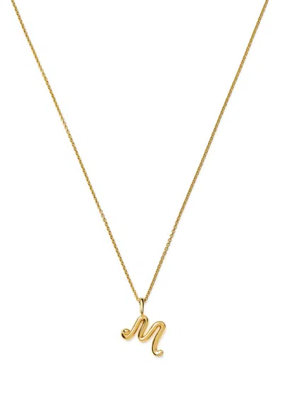 Missoma Initial M Mini 18kt Gold Vermeil Necklace