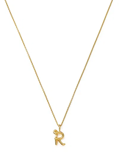 Missoma Initial R Mini 18kt Gold Vermeil Necklace