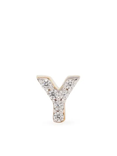 Missoma Initial Single Stud Earring In Gold