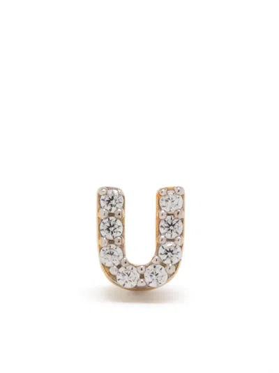 Missoma Initial Single Stud Earring In Gold