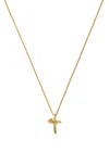 Missoma Initial T Mini 18kt Gold Vermeil Necklace In Gold