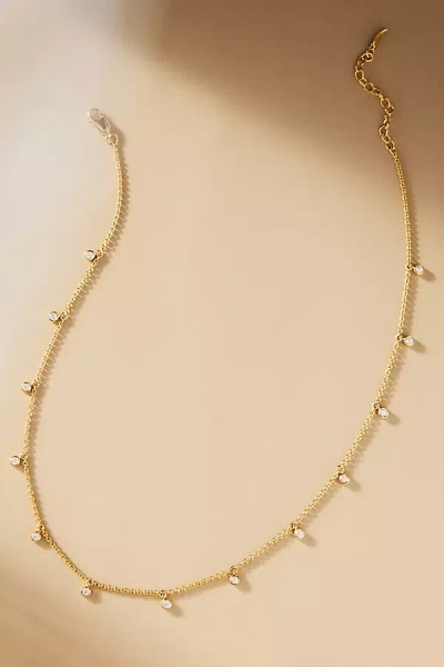 Missoma Interstellar Drop Choker Necklace In Gold
