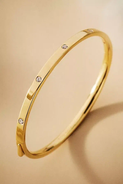 Missoma Interstellar Hinged Bangle Bracelet In Gold