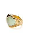 MISSOMA JELLY HEART 18KT GOLD-PLATED RING