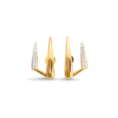 Missoma Large Claw 18kt Gold-plated Earrings