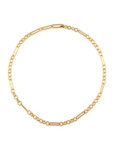 Pre-owned Missoma Link Chain Necklace, 17.5" In Multicolor