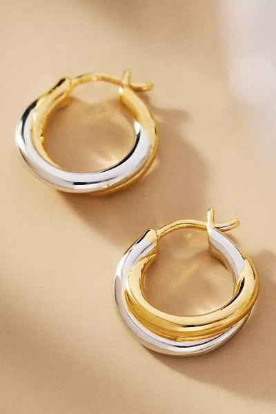 Missoma Lucy Williams Entwine Small Hoop Earrings In Gold