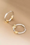 Missoma Lucy Williams Knot Small Hoop Earrings In Metallic