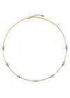 Missoma Womens Magma 18ct Yellow Gold Vermeil And Amazonite Choker In Gold