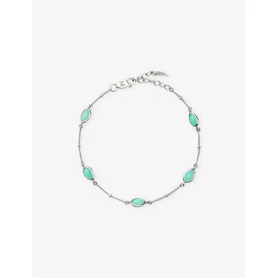 Missoma Magma Sterling-silver And Amazonite Charm Bracelet