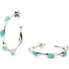 Missoma Medium Magma Hoop Earrings In Multi