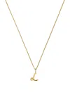Missoma Mini Initial L Pendant Necklace In Gold