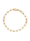 Missoma Womens Mini Paperclip 18ct Yellow Gold-plated Brass Bracelet