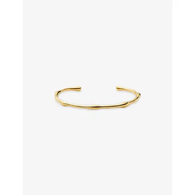 Missoma Molten 18ct Yellow Gold-plated Cuff Bracelet