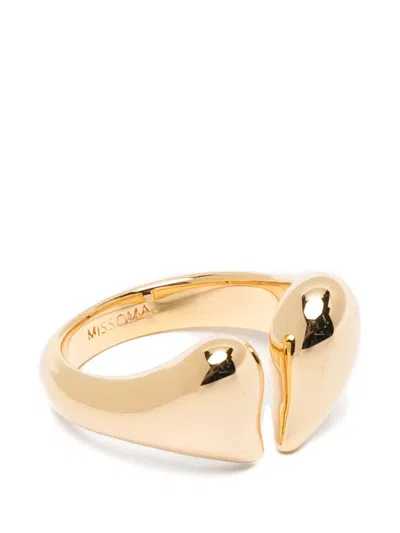 Missoma Molten Heartbreaker Ring In Gold