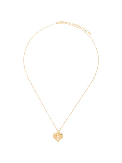 Missoma Molten Heart-pendant Necklace In Gold