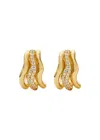 Missoma Molten Snow 18ct Gold- Plated Triple Small Hoop Earrings In Gold