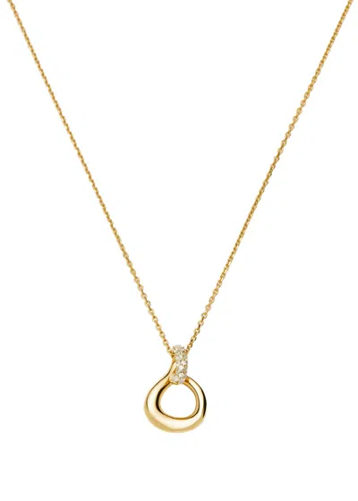 MISSOMA MISSOMA MOLTEN SNOW 18CT GOLD-PLATED PENDANT NECKLACE