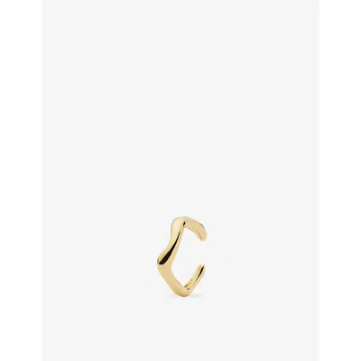 Missoma Molten Snow 9ct Yellow Gold Ear Cuff