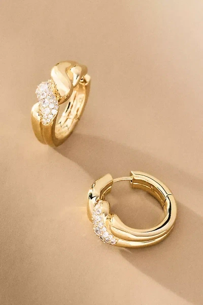 Missoma Molten Snow Small Hoop Earrings In Gold