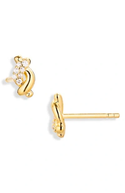 Missoma Molten Snow Stud Earrings In Gold