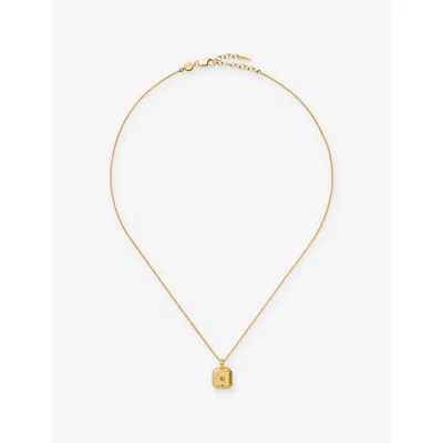 Missoma November Birthstone 18ct Gold Vermeil Plated Sterling Silver Pendant Necklac