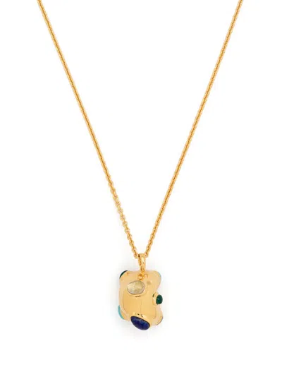 Missoma Nugget Pendant Necklace In Gold