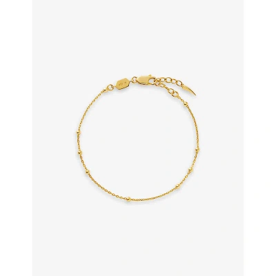 Missoma Womens Gold Orb 18ct Yellow Gold-plated Vermeil Sterling-silver Chain Bracelet