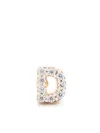 Missoma Pave Initial Single Earring In Gold