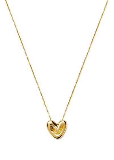 Missoma Puffy Heart 18kt Gold-plated Necklace
