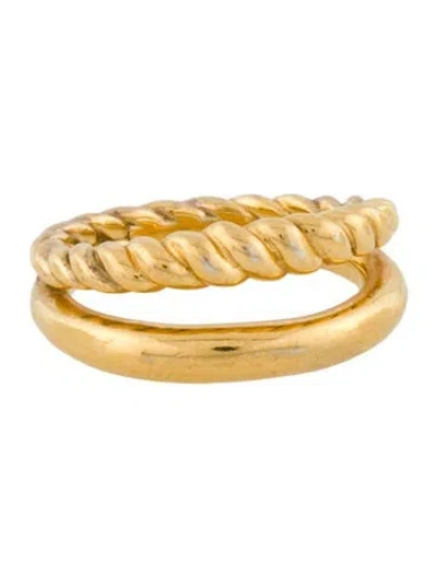 Pre-owned Missoma Radial Band Ring In Multi