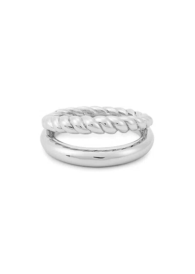 Missoma Radial Sterling Silver Ring In Metallic
