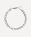 Missoma Rhodium-plated Timepiece Link Chain Bracelet