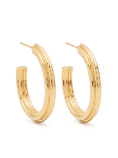 Missoma Ridge Hoop Earrings In Gold