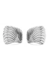 Missoma Ripple Silver-plated Stud Earrings In Silver