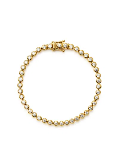 MISSOMA MISSOMA ROUND TENNIS 18KT GOLD VERMEIL BRACELET