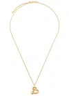 Missoma S Initial 18kt Gold-plated Necklace In Gold