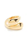 Missoma Savi Crossover Band Ring In Gold
