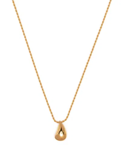 Missoma Savi X  Sculptural 18ct Recycled Yellow-gold Sterling-silver Vermeil Pendant Necklace