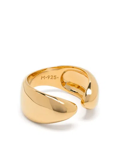Missoma Savi Sculptural Open Stacking Ring In Gold