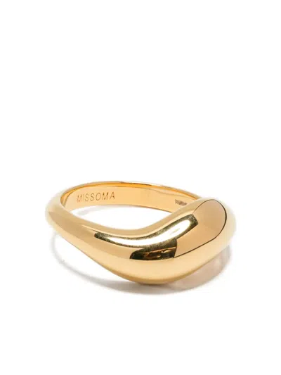 Missoma Savi Signature Stacking Ring In Gold