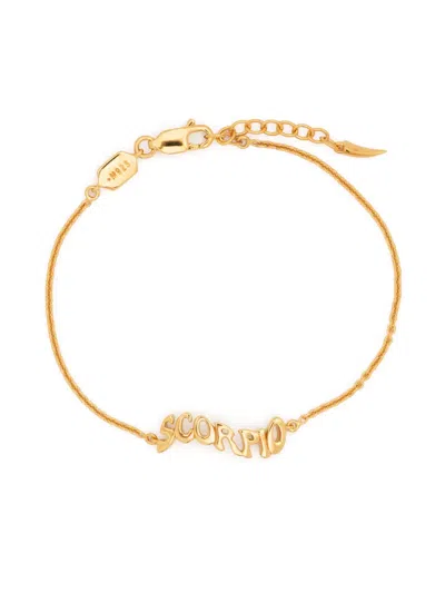 Missoma Scorpio Zodiac-sign Bracelet In Gold